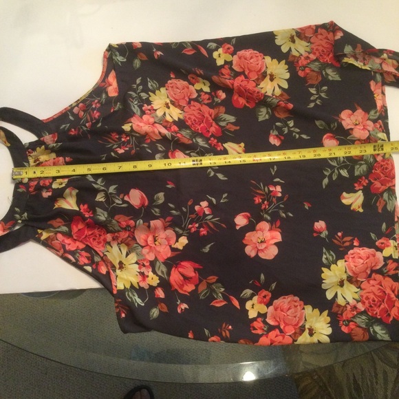 Torrid Floral Georgette Goddess Tank Top Size 00 (M) - Picture 10 of 10
